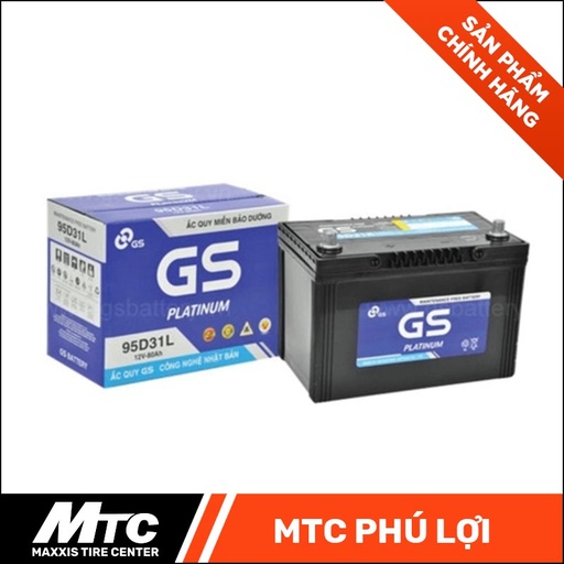 [MTCVCM0055] ẮC QUY GS MF95D31L 12V-80AH VN